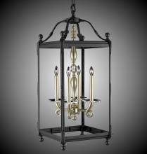 American Brass & Crystal LT2314-32G-ST - Four Light Lantern